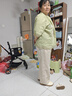 俞兆林優(yōu)品媽媽夏裝套裝中老年女裝時(shí)尚洋氣棉麻小衫50-60歲老太太夏季衣服 秋香綠上衣+刺繡米白褲子 4XL 建議130-145斤 曬單實(shí)拍圖