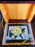 東方泥土 陶瓷花創(chuàng  )意墻面裝飾品掛件 個(gè)性房間客廳墻上墻壁掛飾花 D16-301A 壁掛 花開(kāi)富貴 曬單實(shí)拍圖