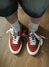 VISION STREET WEAR官方  FLAT TOP紅柚色低幫翻毛皮帆布鞋滑板鞋男女鞋平底 西柚色 36 曬單實(shí)拍圖