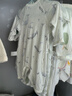 babylove新生兒連體衣夏季薄款衣服嬰兒蝴蝶衣0-6月初生兒寶寶和尚服哈衣 曬單實(shí)拍圖