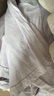 貓人防螨抑菌純棉女士睡衣女月子服孕婦可哺乳家居服帶胸墊紫色2XL 曬單實(shí)拍圖