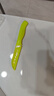 拜格（BAYCO）水果刀3寸帶刀套陶瓷削皮刀便攜刮皮刀刨皮刀削皮器綠色BD8005 曬單實(shí)拍圖