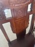 麥柯隆廣東佛山全實木餐桌仿古雕花黃金花梨木大圓桌圓形帶轉(zhuǎn)盤10人 【胡桃色】送轉(zhuǎn)盤+鋼化玻璃 1.3米 1桌+8象頭椅 曬單實拍圖