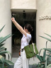 CAHOE KULLO托特包包女款輕奢侈2025新款品牌大容量單肩手提包七夕情人節(jié)禮物 果綠-CK女包送女朋友老婆生日情人節(jié)禮物 曬單實(shí)拍圖