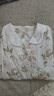 全棉時代孕婦月子服全棉紗布喂奶產(chǎn)后哺乳孕婦睡衣家居服套裝 夢幻花園165 曬單實拍圖
