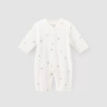 乖奇熊男女寶寶純棉連體衣夏季長袖空調(diào)服新生嬰兒無骨睡衣哈衣爬服薄款 曬單實拍圖