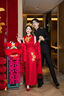 泰勒馬丁新中式新娘旗袍敬酒服2025新款可拆披肩結(jié)婚訂婚回門禮服 X2550(僅女裝) M 曬單實(shí)拍圖