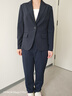 PORTS寶姿女裝2024早秋新品商務(wù)休閑外套通勤一?？坶L袖ALD8J006MWP098 丈青 XS (2) 曬單實(shí)拍圖