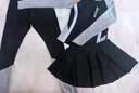梵迪拉（F.DYRAA）游泳衣女分體防曬長袖長褲潛水泡溫泉女士泳裝五件套14011灰色L 曬單實(shí)拍圖