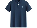 U.S. POLO ASSN.保羅polo衫男夏季商務(wù)休閑t恤男純色短袖男上衣男裝海瀾藏青 L 曬單實(shí)拍圖