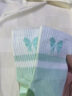 AMIRI輕奢品牌女士襪子女2025新款純棉網(wǎng)眼透氣吸汗防滑無骨中筒襪女 藍色3+綠色2 均碼 曬單實拍圖