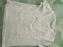 Lee25春夏新品標(biāo)準(zhǔn)版圓領(lǐng)蝴蝶圖案印花女短袖T恤 白色 L  曬單實(shí)拍圖
