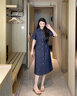 CARESS & KUDOS商場(chǎng)同款小ck法式一字帶涼鞋女2025新款夏季外穿不累腳涼鞋 米色 35 曬單實(shí)拍圖