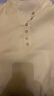 闊色（kuose）灰色v領(lǐng)簡約針織衫T恤女春夏季新款顯瘦修身氣質(zhì)內(nèi)搭上衣 米杏色 M 曬單實拍圖