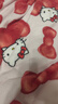 野獸派家居（tbh）三麗鷗Hello Kitty法蘭絨蓋毯雙面絨感沙發(fā)空調(diào)毯午睡毯 法蘭絨蓋毯 蝴蝶結(jié) 曬單實(shí)拍圖
