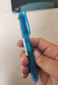 斑馬牌（ZEBRA）多功能四色圓珠筆 黑藍(lán)紅綠0.7mm多色筆 學(xué)生商務(wù)辦公簽字筆B4A3 淺藍(lán)色桿 曬單實(shí)拍圖