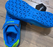 卡爾美（KELME）兒童足球鞋男孩透氣網(wǎng)面防滑魔術(shù)貼免系帶TF碎釘學(xué)生訓(xùn)練鞋球鞋 彩藍(lán) 36 曬單實(shí)拍圖
