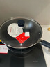 雙立人（ZWILLING）炒鍋鐵鍋大口徑炒菜鍋廚具電磁爐燃氣通用SILVER銀光鐵系列精鐵鍋 鐵炒鍋 30cm 曬單實拍圖