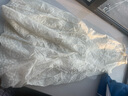 Olrain歐芮兒法式刺繡掛脖連衣裙女夏季度假吊帶蛋糕裙長裙 杏色 L 曬單實拍圖
