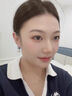 KRISTEN JUDI藍(lán)色耳環(huán)女銀針花朵珍珠流蘇耳釘高級(jí)感媽媽耳飾無耳洞蚊香盤耳夾 耳針款-送女友老婆閨蜜生日 浪漫實(shí)用禮物禮盒包裝 曬單實(shí)拍圖