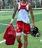 耐克（NIKE）xLabxMMW聯(lián)名款機能戰(zhàn)術(shù)背心馬甲包書包背包雙肩包男女款紅色 S 曬單實拍圖