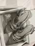 CHARLES&KEITH質(zhì)感鏈條尖頭高跟涼鞋子女鞋生日禮物女送女友CK1-60280377 Silver銀色 37 (235) 曬單實拍圖