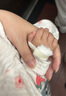 萊茵森口水巾嬰兒紗布毛巾洗臉純棉超軟新生兒童全棉紗巾寶寶a類小方巾 5條裝方巾刺繡六層ins風30*30 曬單實拍圖
