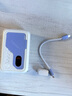 Berf【充電寶3c認(rèn)證】自帶線插頭磁吸式大容量無線快充便攜五合一適用蘋果16手機(jī)國標(biāo)移動(dòng)電源可上飛機(jī) 米紫頂配|20000mAh|AC插頭+自帶線+磁吸 曬單實(shí)拍圖