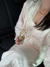 RHM五帝幣項(xiàng)鏈女新款碎冰冰轉(zhuǎn)運(yùn)招財(cái)國(guó)潮風(fēng)鎖骨鏈生日七夕禮物送女友 （黃金色）碎碎冰五帝錢(qián)項(xiàng)鏈 曬單實(shí)拍圖