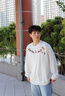 STA旗艦店狗狗聚會(huì)派對(duì)趣味印花早秋長(zhǎng)袖T恤男女秋季寬松潮牌情侶裝 白色 XL 曬單實(shí)拍圖