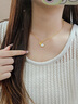 中國黃金CHINA GOLD三生有杏黃金項鏈女足金一貝子吊墜七夕情人節(jié)禮物送女友老婆生日 京速達(dá)-足金幸運有你吊墜+贈S925鏈 曬單實拍圖