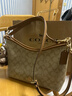 蔻馳（COACH）Laurel 31單肩斜挎手提包流浪包腋下包女包情人節(jié)618送女生禮物 淺卡其色CR149IMNLJ 曬單實(shí)拍圖