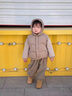 G.DUCKKIDS小黃鴨童裝男童套裝秋冬季嬰幼兒童馬甲衛衣冬裝三件套小寶寶棉服 咖色 100 尺碼2~3歲【90-100cm】cm 曬單實(shí)拍圖