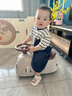 suzzt花生車(chē)扭扭車(chē)兒童1-3歲寶寶嬰幼兒學(xué)步溜溜車(chē)男女孩周歲生日禮物 摩卡棕 曬單實(shí)拍圖