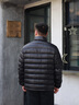 高梵黑金鵝絨服小黑金5.0立領(lǐng)百搭2025年新款男士短外套 黑色 XL 曬單實拍圖