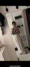 艾諾絲雅詩商場同款2025夏季新品通勤100%苧麻極簡高腰闊腿休閑褲女40423035 奶油米 S 曬單實拍圖