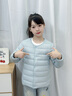 波司登（BOSIDENG）25新款輕薄羽絨服男女兒童5A抗菌90絨圓領(lǐng)內膽保暖外套 云川綠4842囤貨拍大 130 /64 約 115-130cm 26kg 曬單實(shí)拍圖