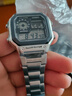 卡西歐（CASIO）手表簡約復古ins風小方塊學生十年電力電子表多功能戶外運動手表 AE-1200WHD-1A 曬單實拍圖