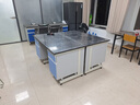 實(shí)驗室工作臺實(shí)驗桌鋼木實(shí)驗臺化驗室操作臺化學(xué)試驗邊臺理化櫥柜 鋼木邊臺1.5米帶工位 曬單實(shí)拍圖