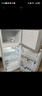 長城（GREAT WALL FRIDGE）家用迷你小冰箱小型冷凍冷藏保鮮宿舍出租房辦公室節(jié)能省電雙開門電冰箱 緹芙妮藍108L【一級能效 全國聯(lián)?！?曬單實拍圖