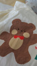 貝瑞加（Babyprints）新生兒連體衣2件裝初生男女寶寶蝴蝶衣長袖純棉護(hù)肚哈衣 小熊52 曬單實(shí)拍圖