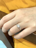 AVHE鉑金鉆戒指人工培育鉆石滿鉆星芒群鑲克拉求結(jié)婚禮物七夕三金戒子 鉑金鉆戒-30分主鉆D色VVS 曬單實拍圖