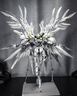 大班白雪姬飛翼零式fix樣式 MG1/100合金骨架版男生拼裝模型新品 MG白雪姬【合金骨架】+浮游炮*12 模型+工具7件+燈組+水貼+地臺 曬單實(shí)拍圖