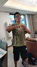 G.DUCKKIDS小黃鴨童裝男童夏裝短袖套裝夏季中大童兒童休閑衣服男孩帥氣時髦 綠色 170 cm 曬單實拍圖
