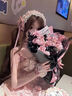 閃動少女（SHANDONGSHAONV）繁花序曲Lolita蘿莉jsk洋裝日常連衣裙公主風(fēng)蝴蝶結(jié)洛麗塔 粉色jsk+蝴蝶結(jié)+玫瑰花+飛機盒 L 曬單實拍圖