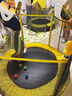 曼迪卡威蹦蹦床室內家用兒童1-3-10歲寶寶跳跳床蹭蹭床玩具男孩生日禮物 1.4米 藍色/承重500斤/直腿 送兒童籃球/籃球框/海洋球 曬單實(shí)拍圖