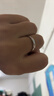 范琦（Fanci）戀愛頻率系列相愛同頻情侶戒指一對戒結(jié)婚生日表白禮物送男女友 曬單實拍圖