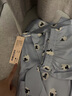 ubras流光滿(mǎn)印翻領(lǐng)短袖短褲套裝家居服涼感睡衣女薄款舒適居家 【女款】短袖短褲-發(fā)呆小羊-藍(lán) S 曬單實(shí)拍圖