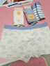 貝瑞加（Babyprints）兒童內(nèi)褲3條裝男童平角短褲青少年學(xué)生四角褲衩中大童底褲 170 曬單實(shí)拍圖