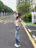 衣品天成高端復(fù)古牛仔褲女2025夏季薄款高腰寬松休閑闊腿褲拖地彎刀褲子女 曬單實拍圖